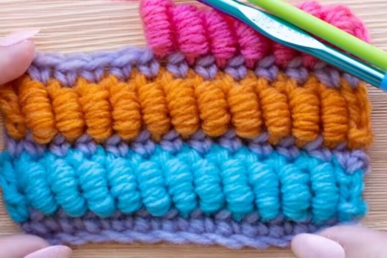 How to Crochet Bullion Stitch (Without Latch Hook!)