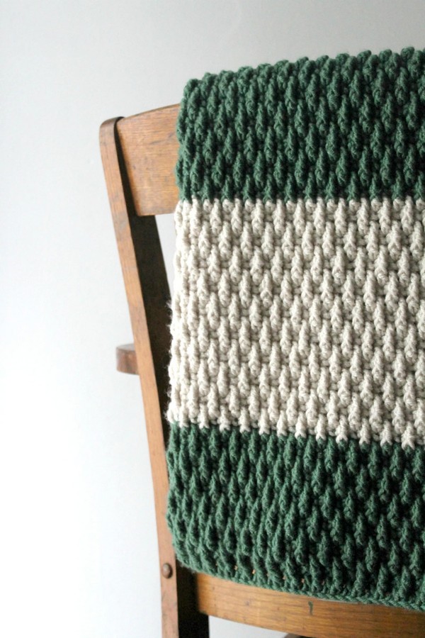How To Crochet The Alpine Blanket Stitch Pattern