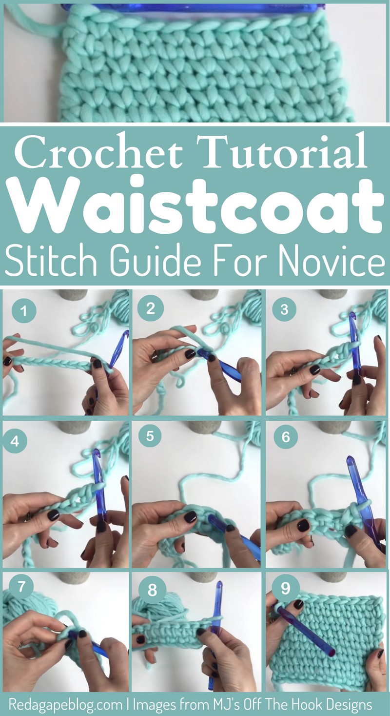 How to Crochet the Waistcoat Stitch For Beginners