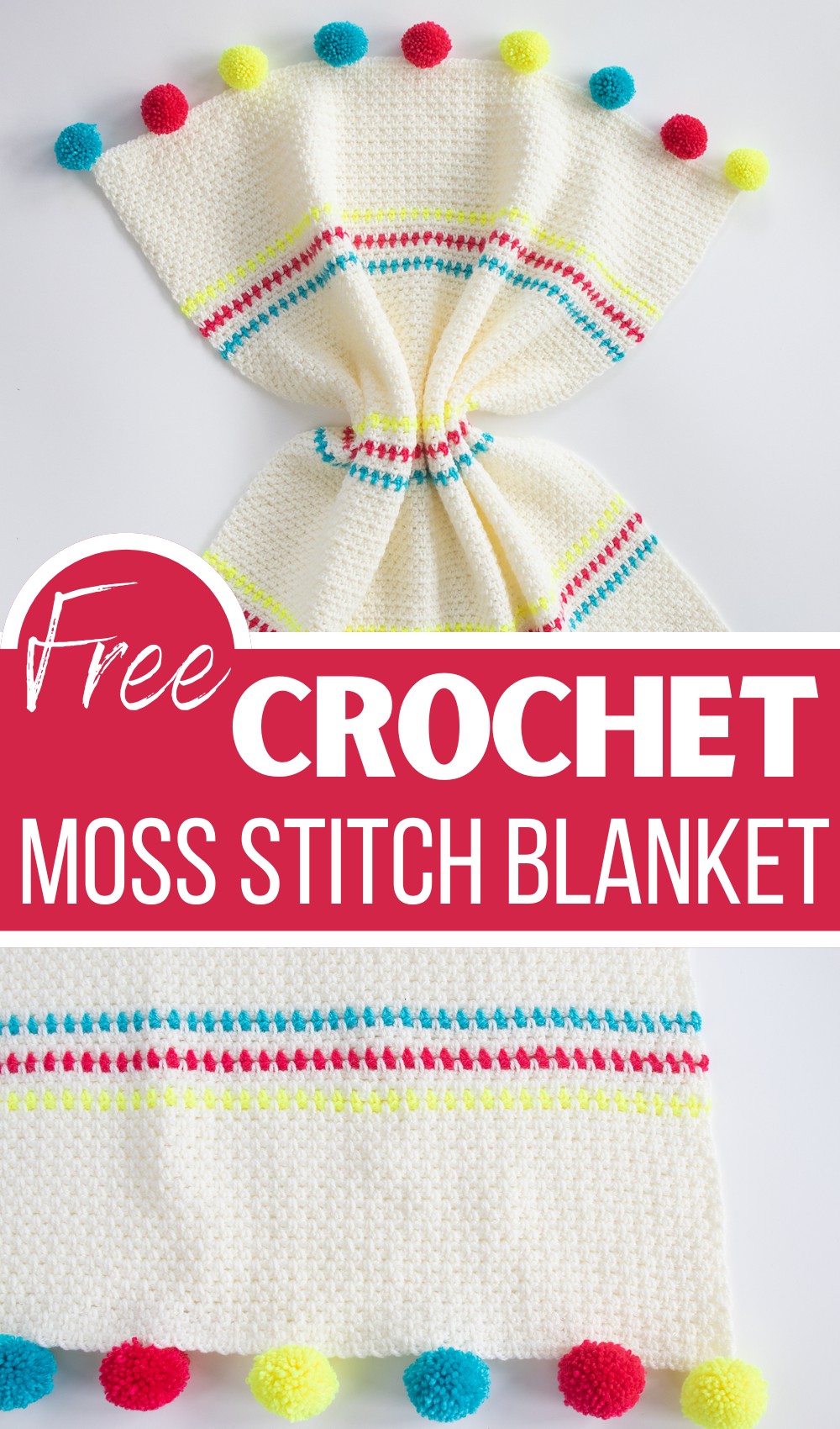 Moss Stitch Blanket