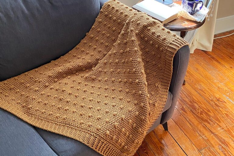 10 Free Crochet Puff Stitch Blanket Patterns For All Sizes
