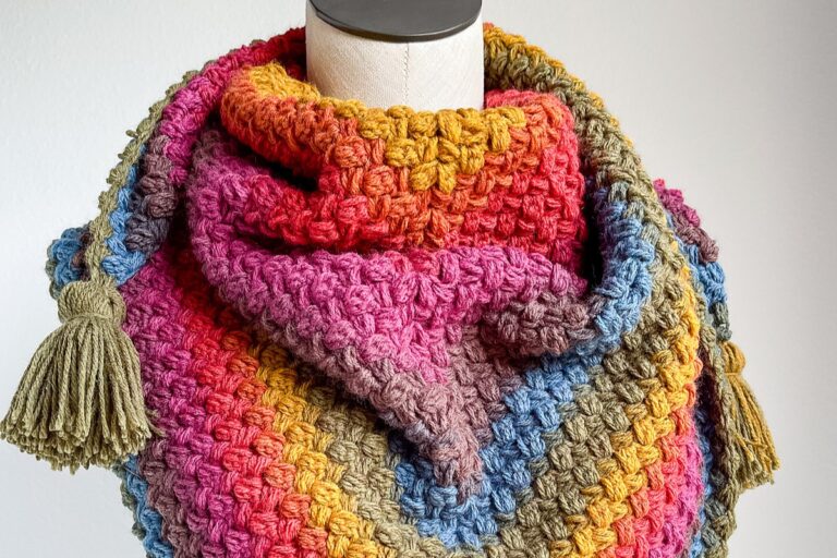 8 Free Crochet Scarf Patterns With Puff Stitch For Winter