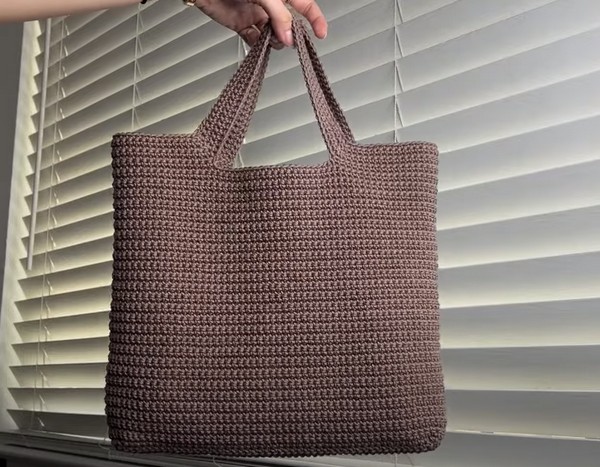 Simple Crochet Tote Bag