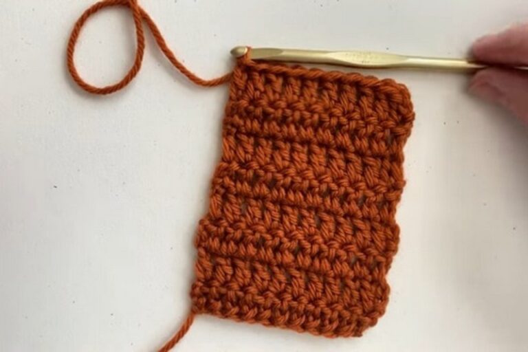 Stacked Single Crochet Stitch (stsc) Step-by-Step Guide
