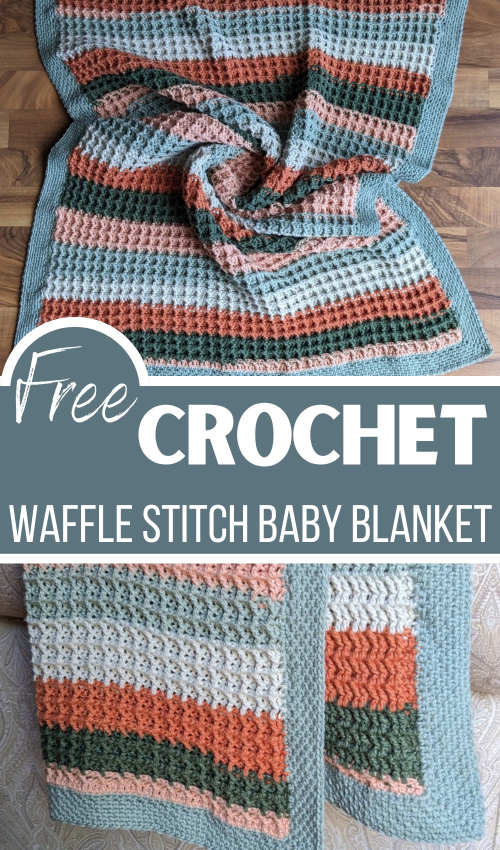 Waffle Stitch Baby Blanket