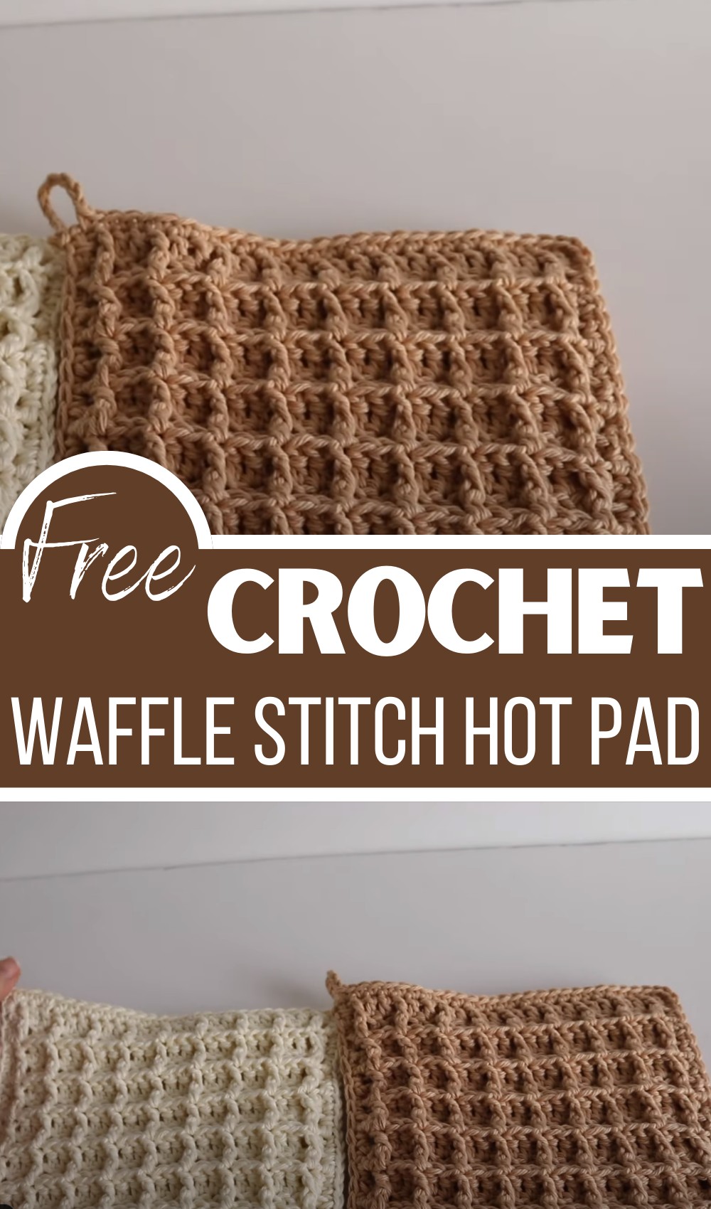Waffle Stitch Hot Pad (1)