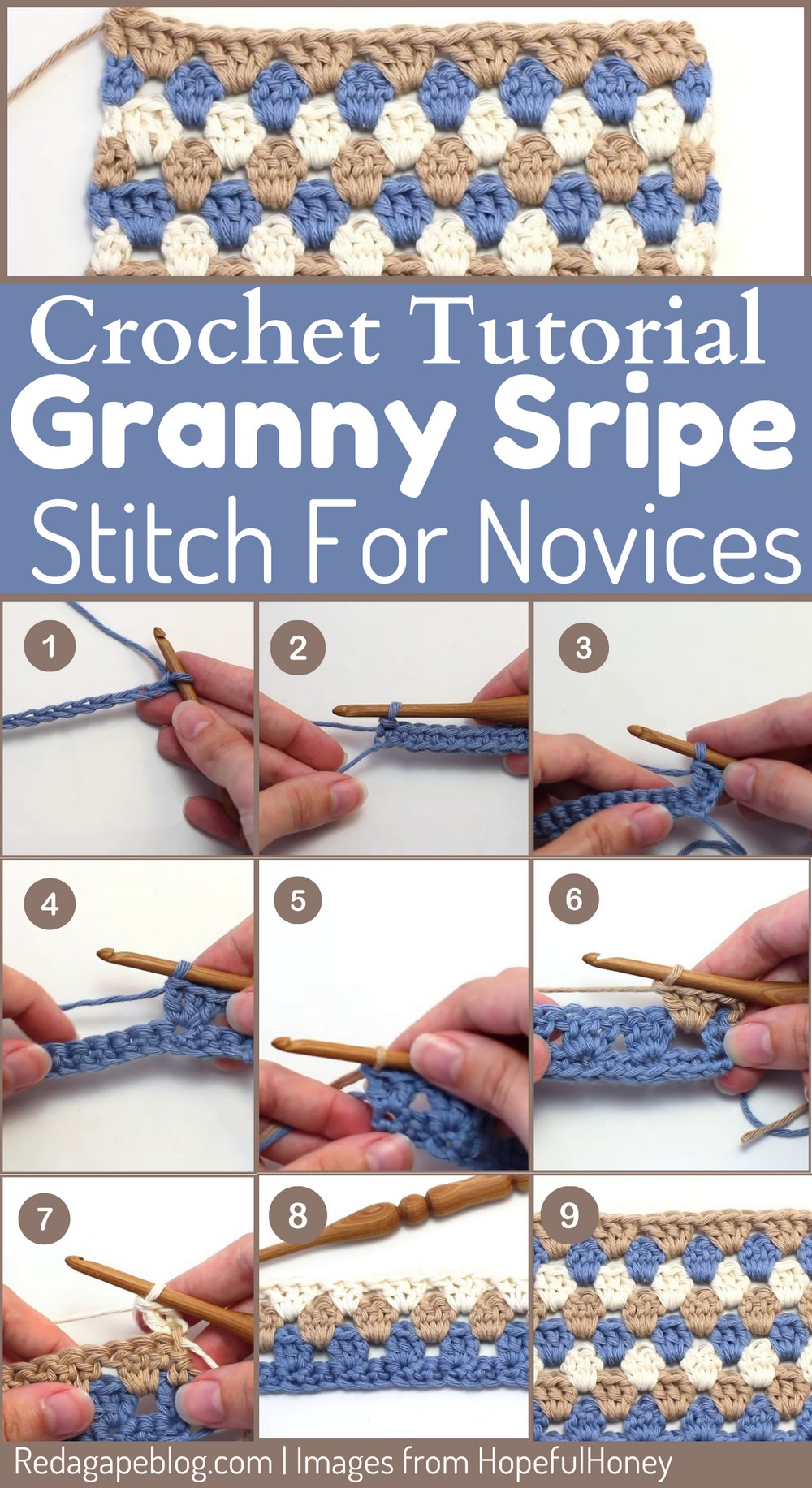 How to Crochet the Granny Stripe Stitch 