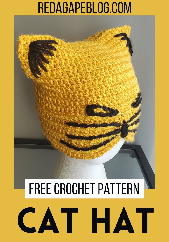 Crochet Cat Hat Pattern