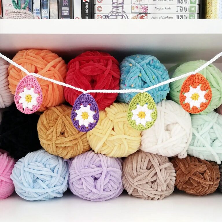 Crochet Easter Garland Pattern Free