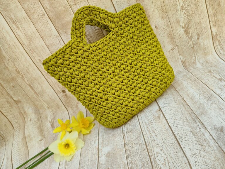 Crochet Mini Tote Bag Pattern Free