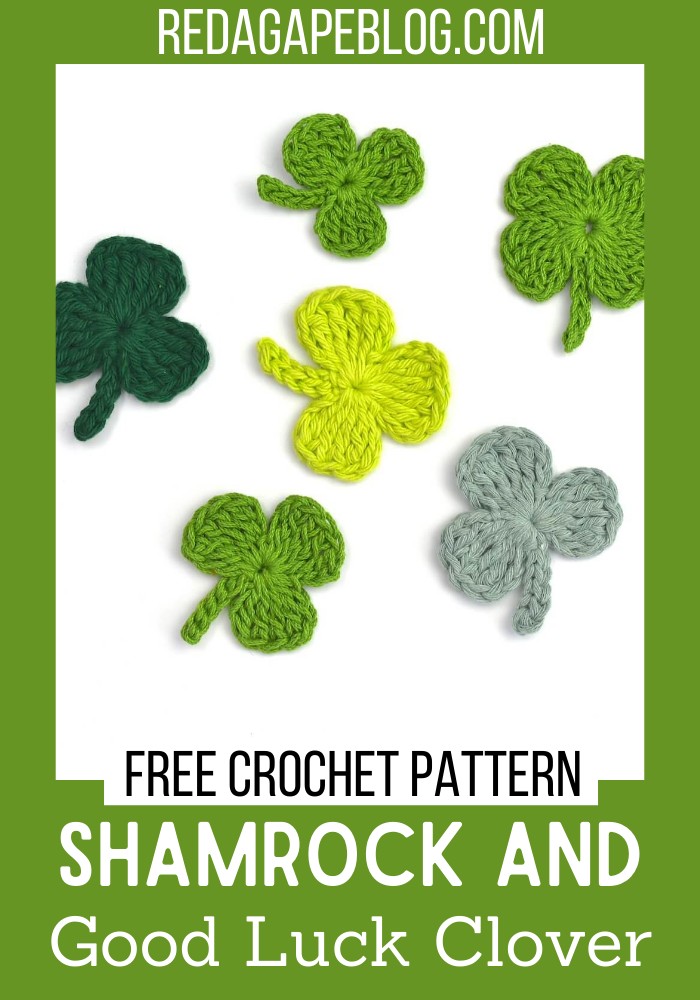Crochet Shamrock And Good Luck Clover