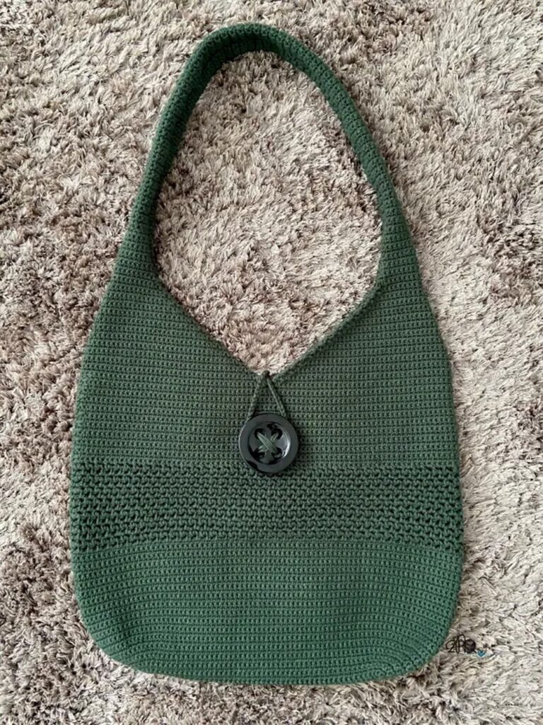 Crochet Simple Shoulder Bag Free Pattern