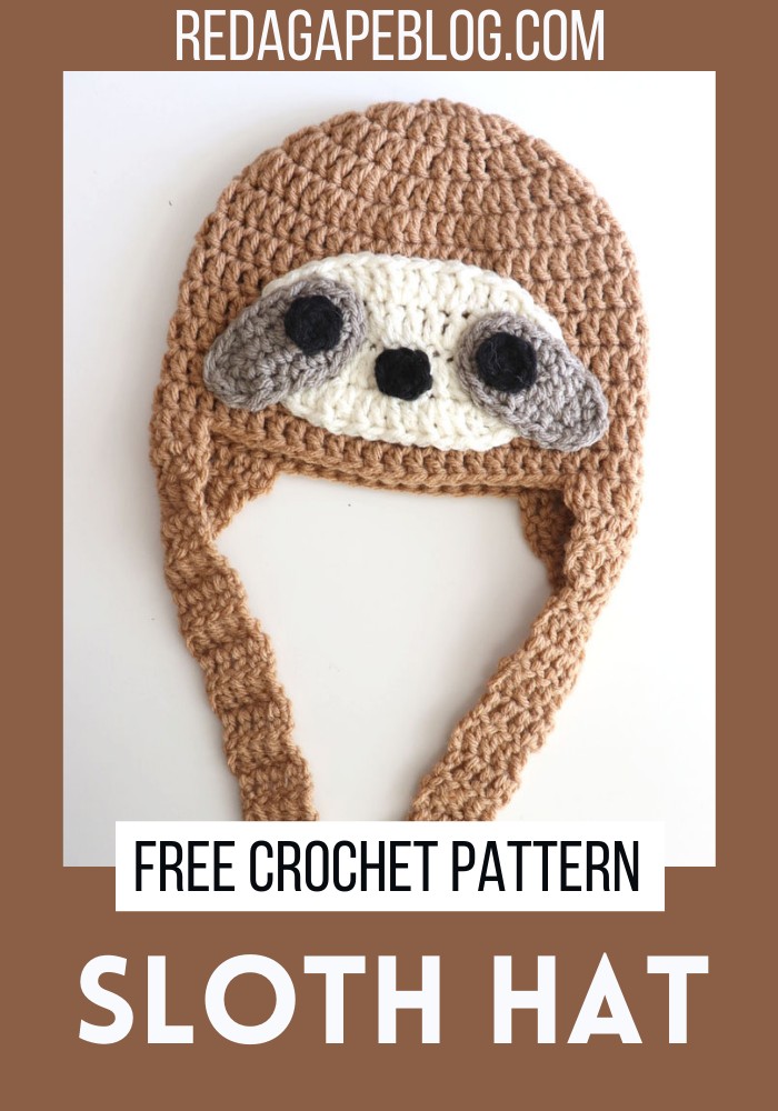 Crochet Sloth Hat Pattern