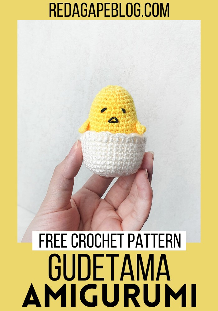 Free Crochet Gudetama Amigurumi Pattern