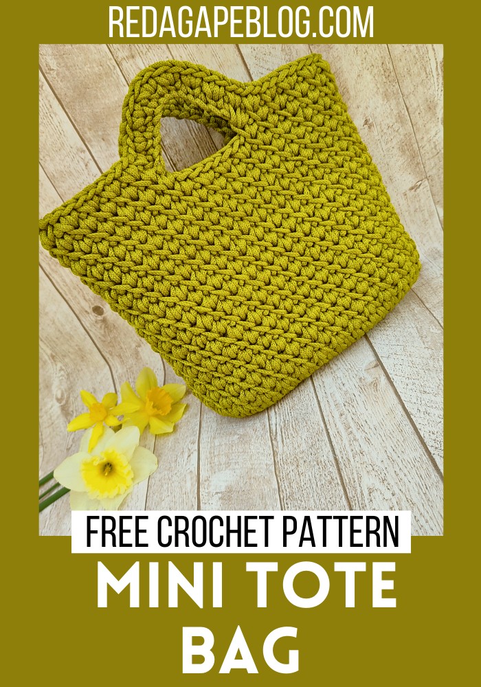 Free Crochet Mini Tote Bag Pattern