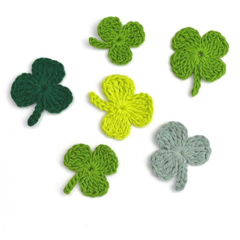 Crochet Shamrock And Good Luck Clover Pattern For St. Patrick’s Day