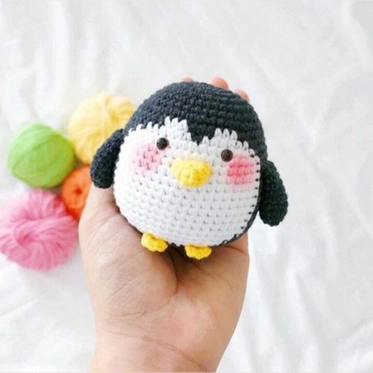 Free Crochet Baby Penguin Pattern For Kids To Play With
