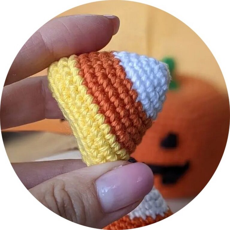 Unique Crochet Candy Corn Pattern In Beautiful Color Layers