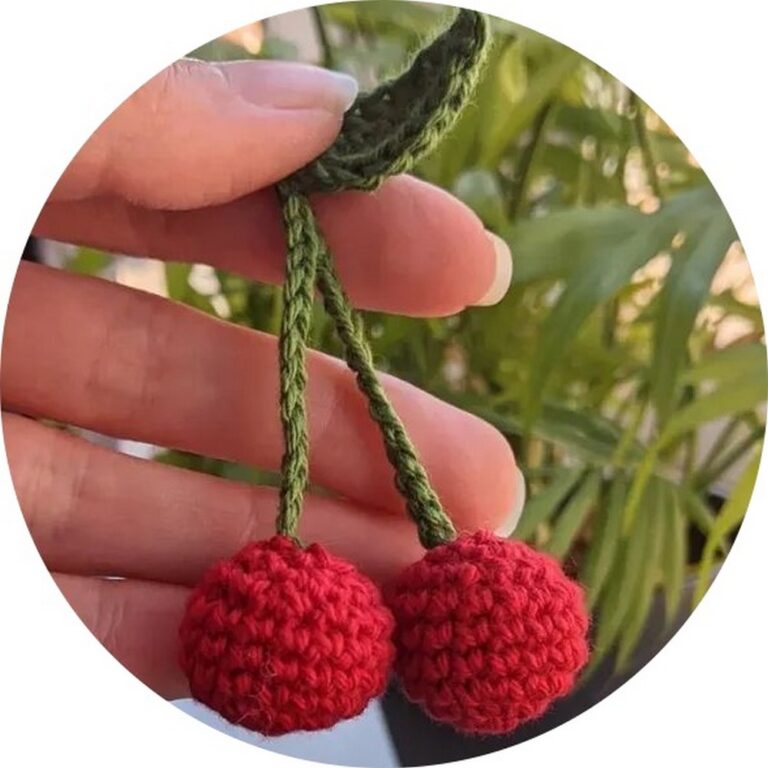 Easy To Make Crochet Cherries Amigurumi Pattern