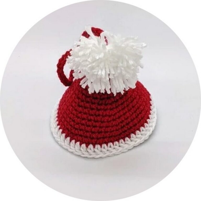 Crochet Christmas Hat For Kiddos Pattern