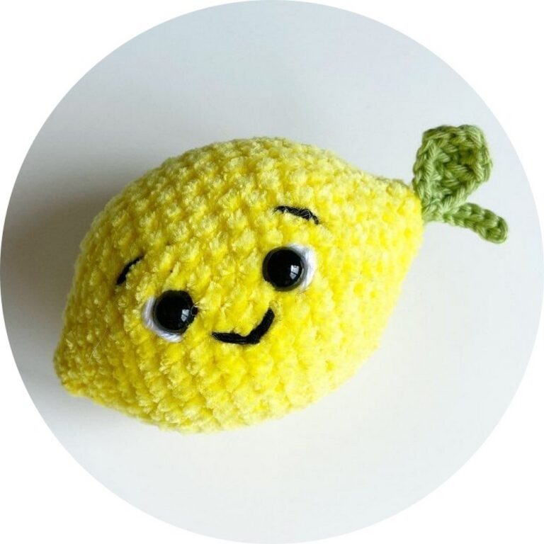 Free Crochet Lemon Pattern For Fruit Baskets