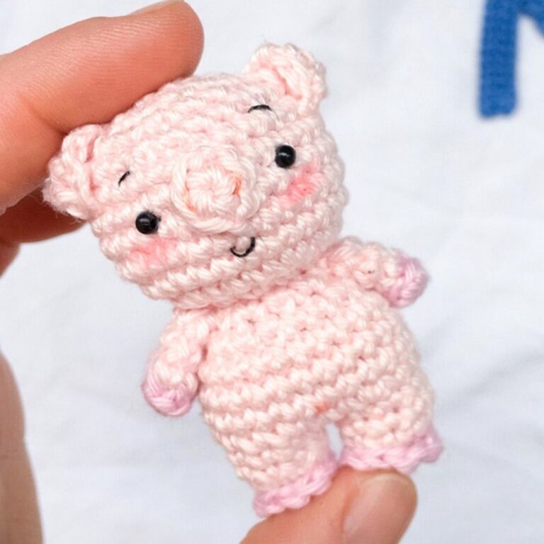 Crochet Little Pig Amigurumi Pattern For Kids To Play