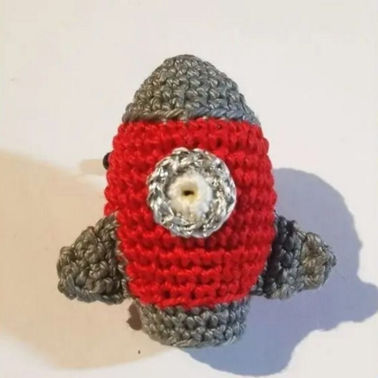 Cutest Crochet Mini Rocket Amigurumi Pattern