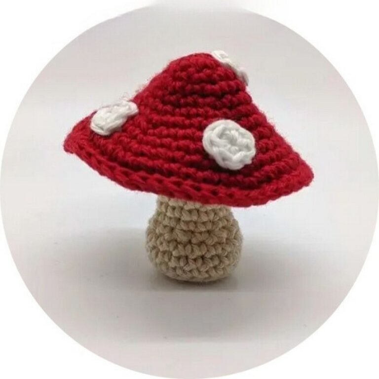 Cute Crochet Mini Mushroom Pattern