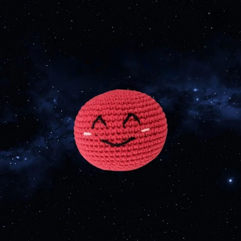 Free Crochet Mars Pattern For Little Astronomer