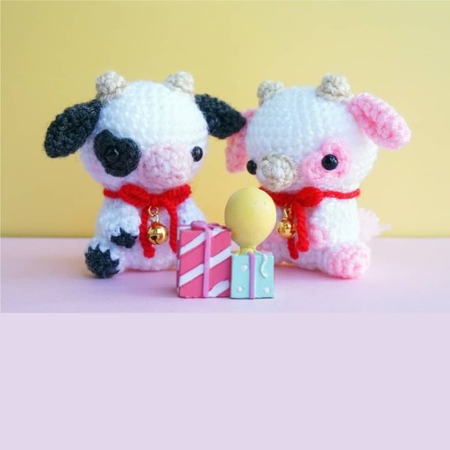 Crochet Valentine Cows Pattern