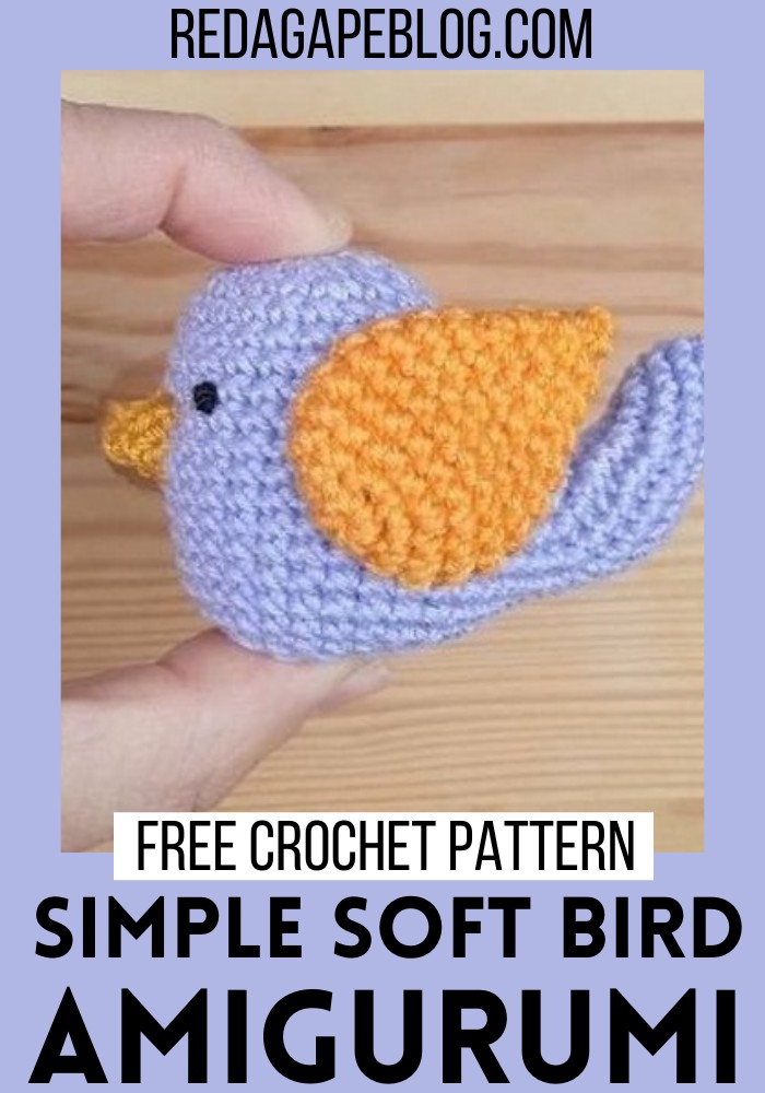 Simple Soft Crochet Bird Amigurumi Pattern