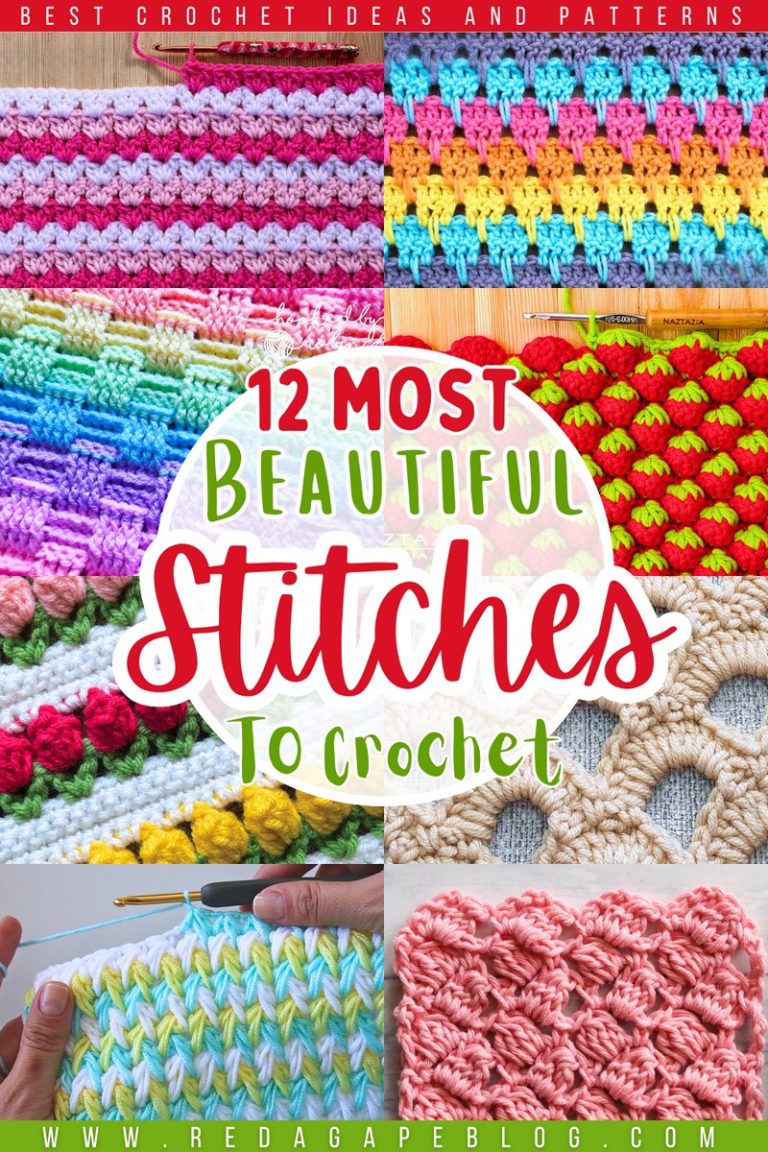 12 Most Beautiful Stitches to Crochet For Both Beginners and Experts ...