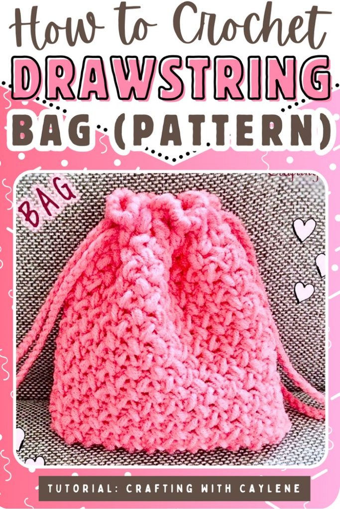 13 Free Crochet Drawstring Bag Patterns For GiftGiving & Storage Red Agape Blog