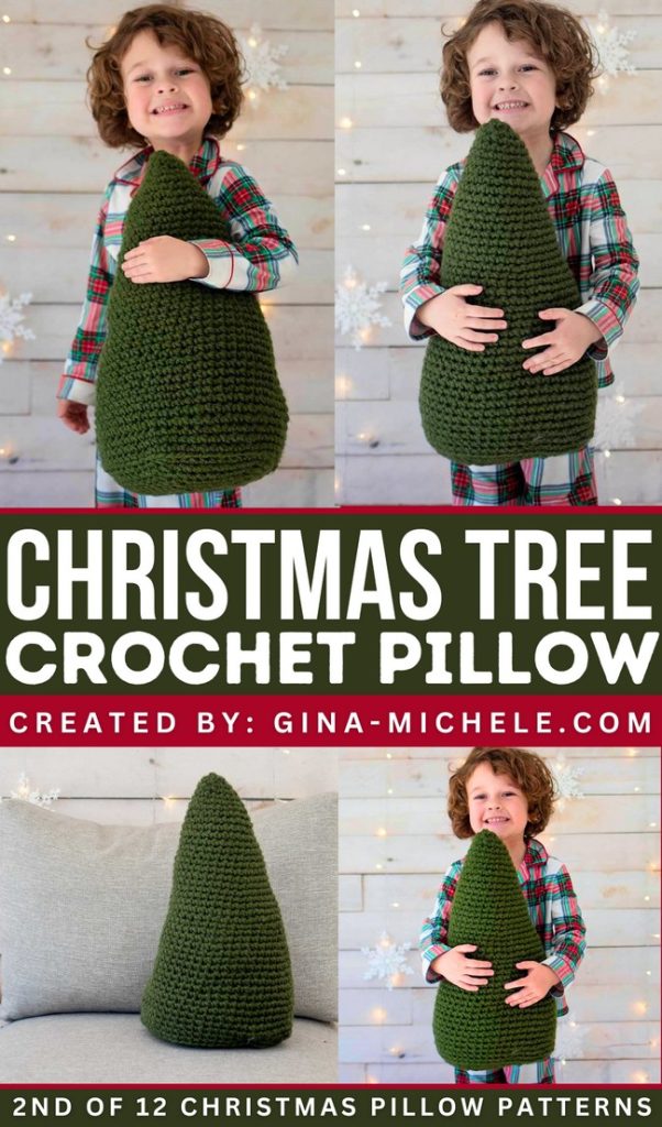 12 Free Crochet Christmas Pillow Patterns for Decor - Red Agape Blog