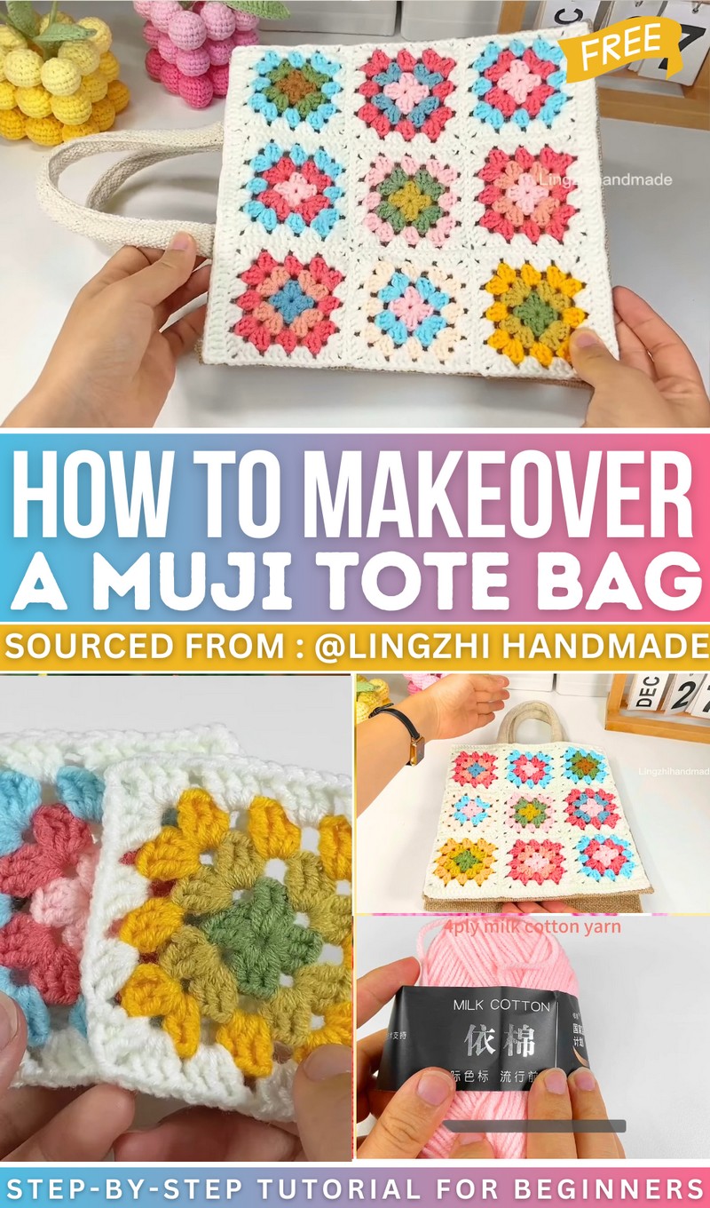 How To Makeover A Muji Tote Bag