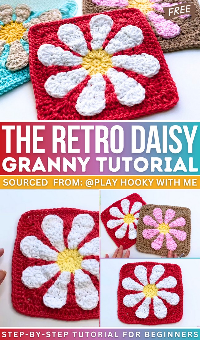 How to Crochet Retro Dasiy