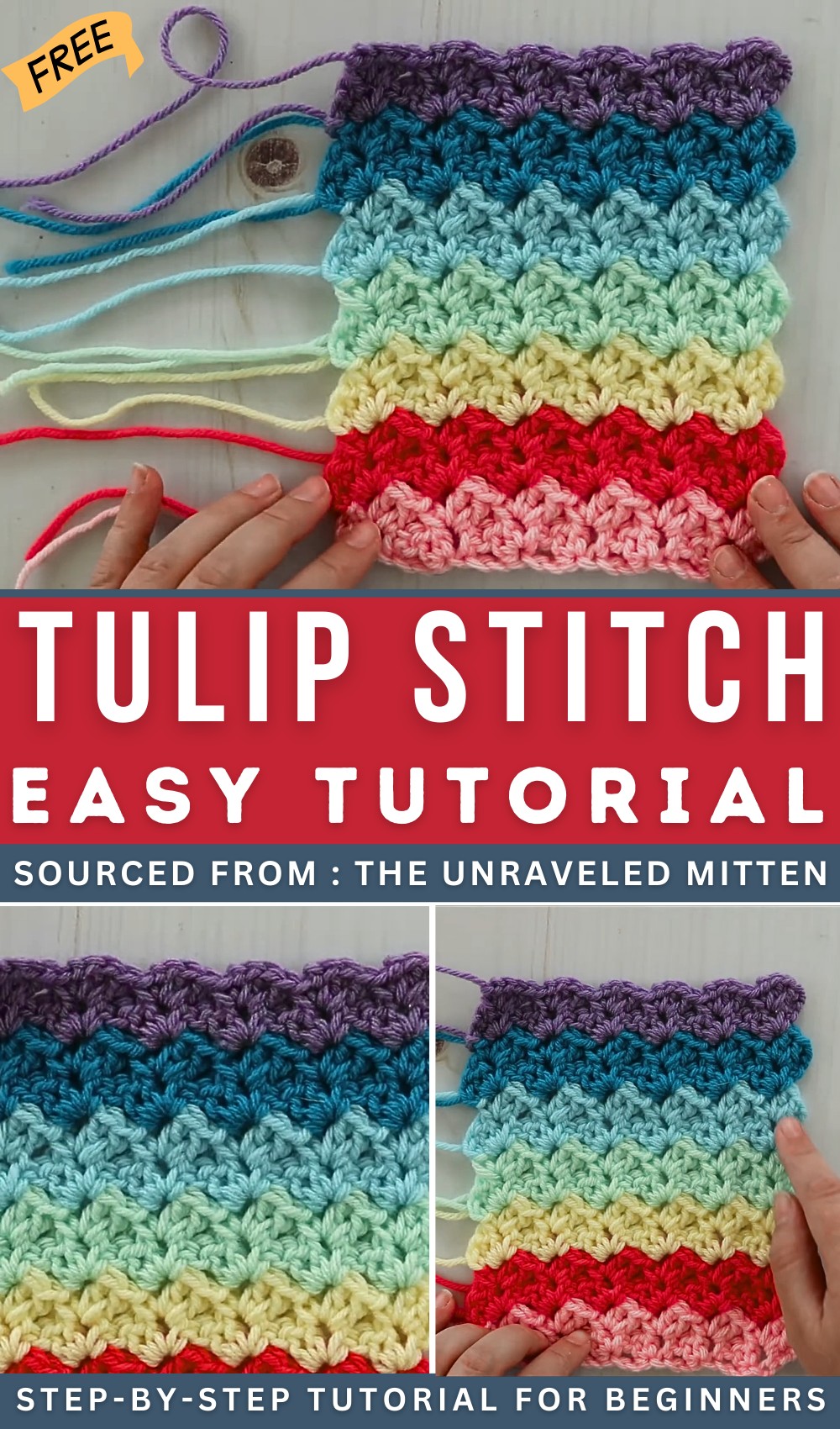 Crochet TULIP STITCH