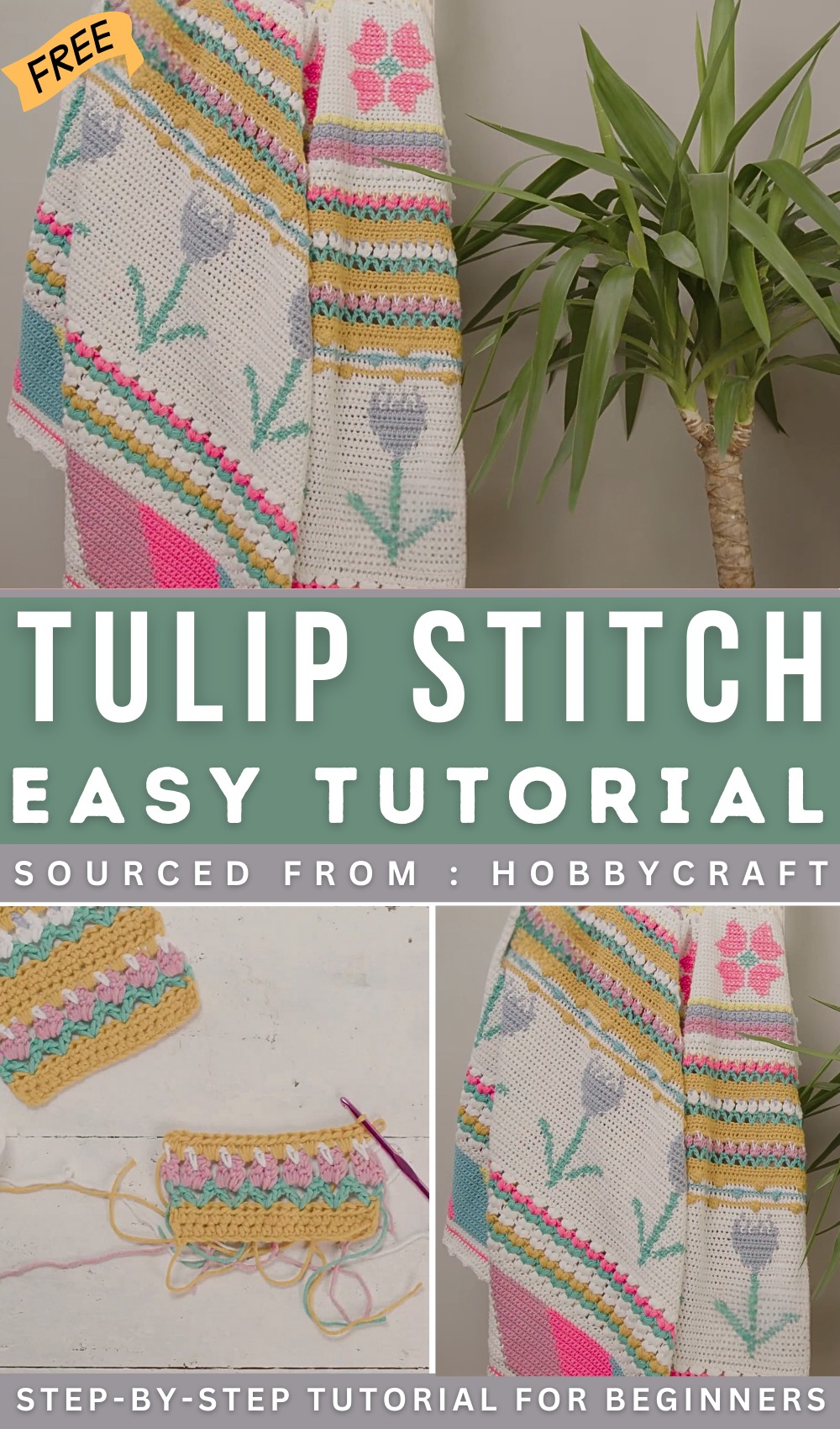 Crochet Tulip Stitch Tutorial