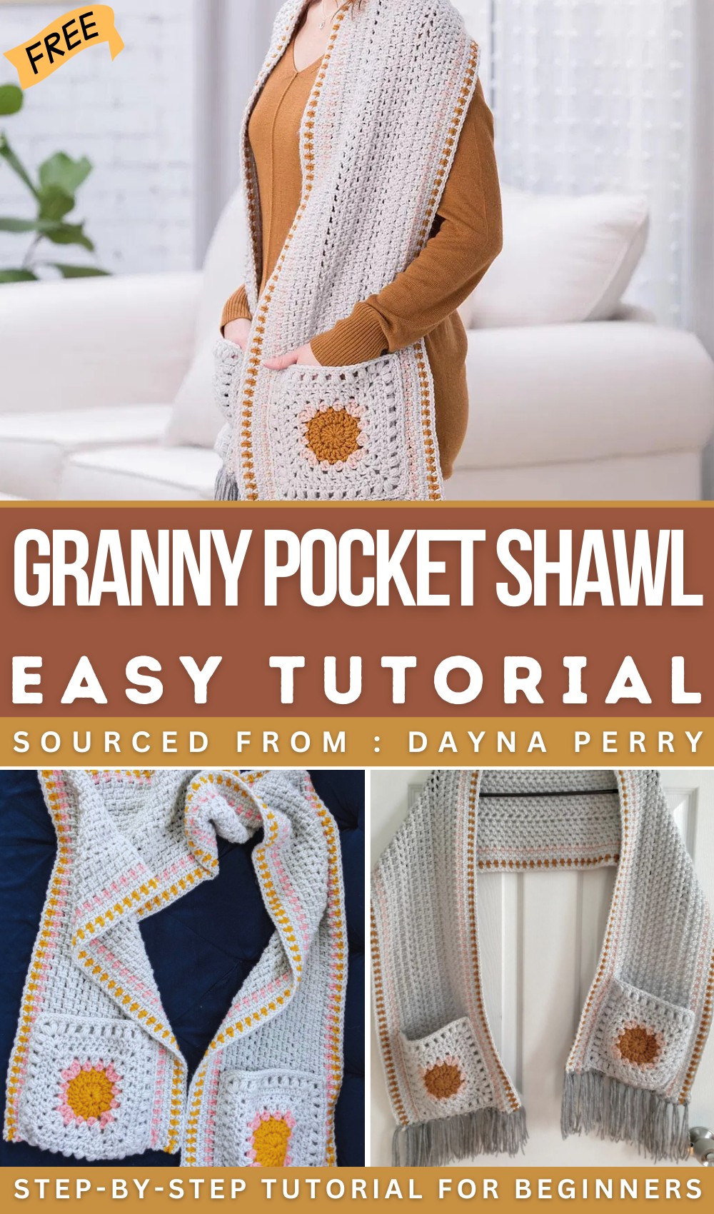 Hip Granny Pocket Shawl