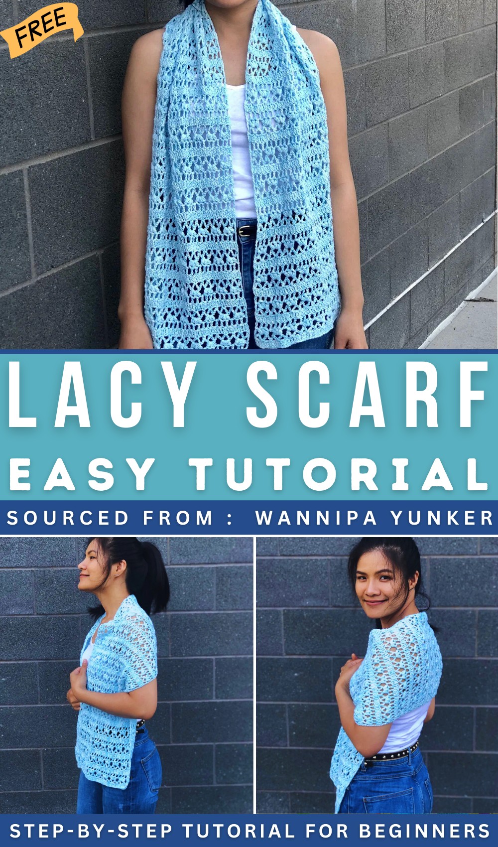 Lacy scarf 1