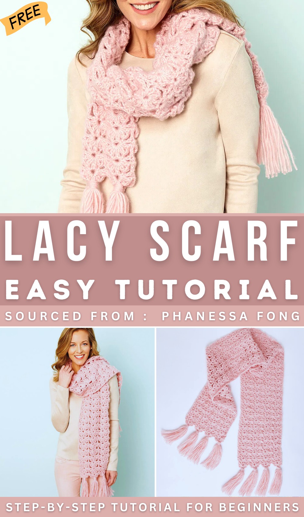 Luxurious Lacy Scarf