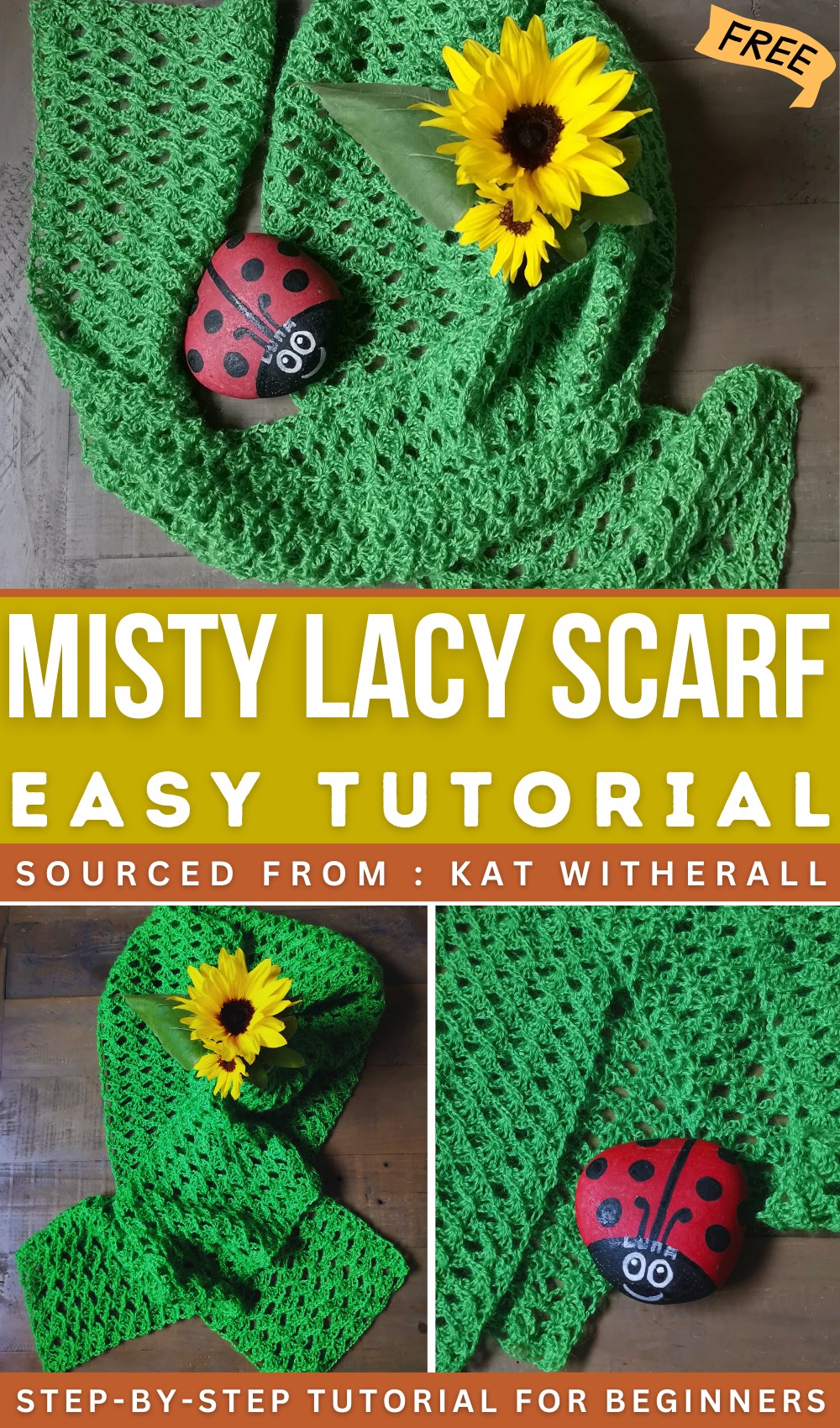 Misty Lacy Scarf
