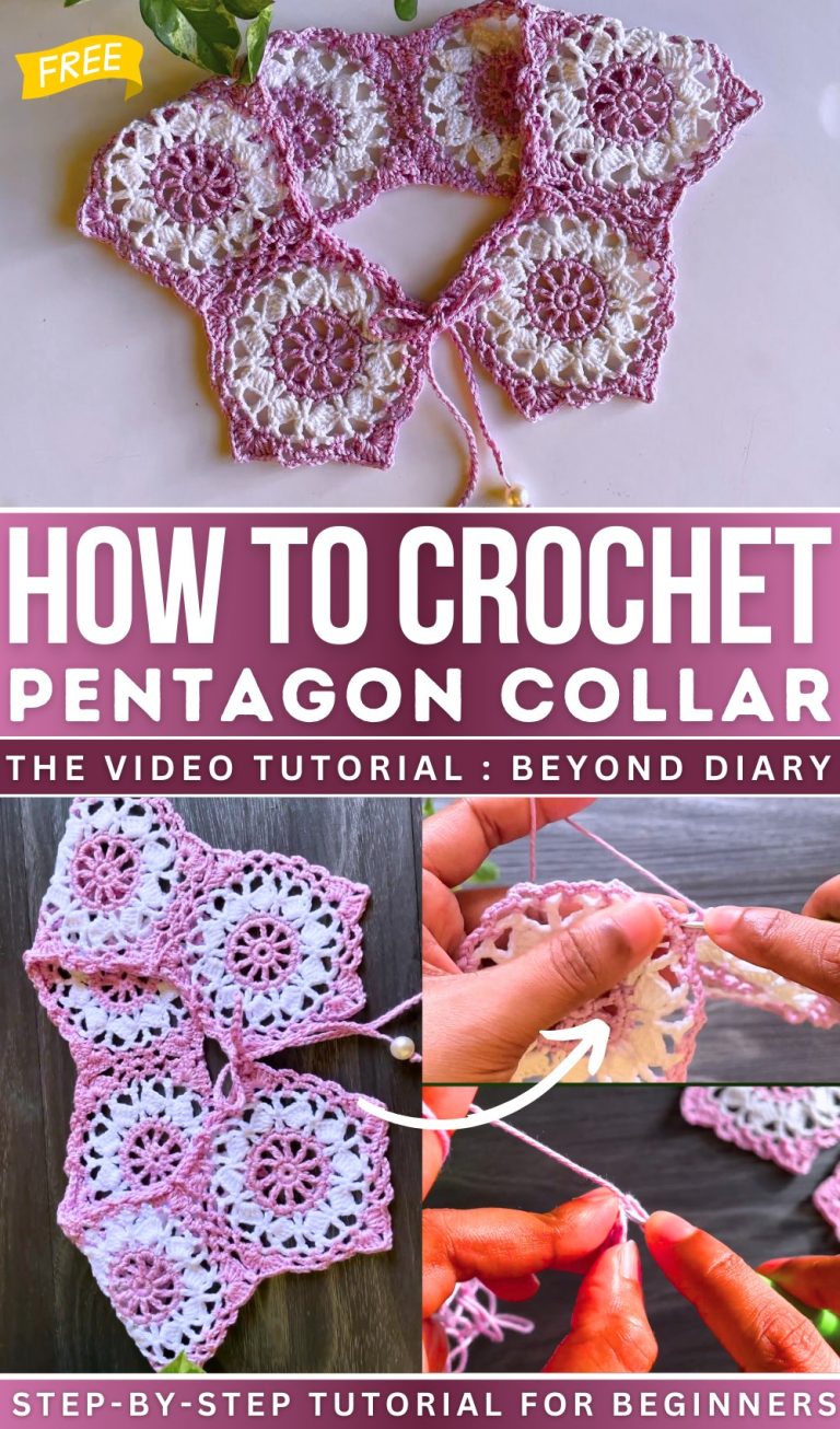 Crochet Button Collar