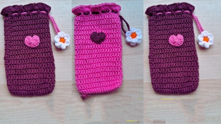 How to Crochet Stylish Mobile Sling Bag