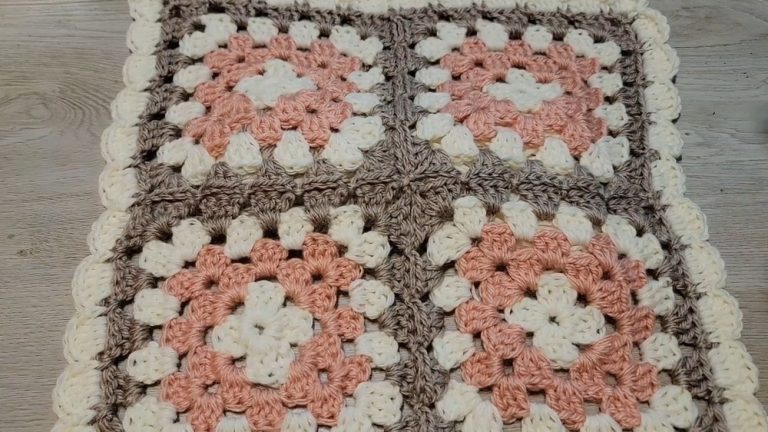 How to Add Border to Granny Square Afghan