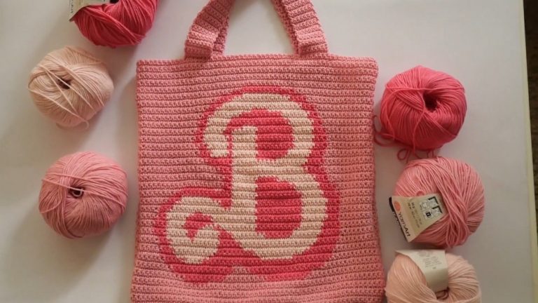 How to Crochet A Barbie Tote Bag for Beginners