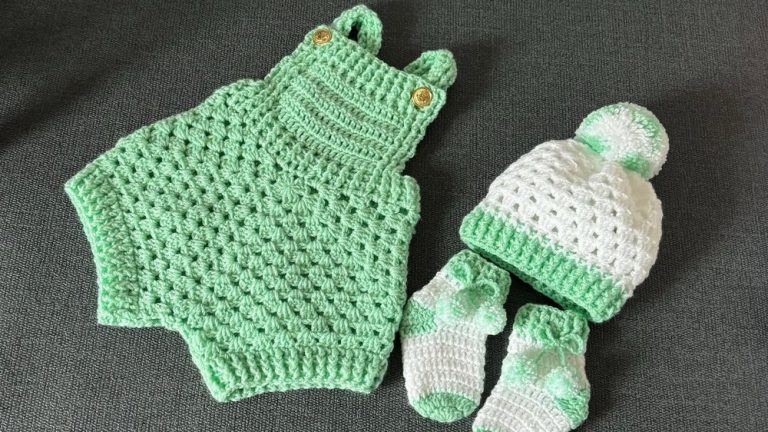 How to Crochet Easy Baby Romper for Kids