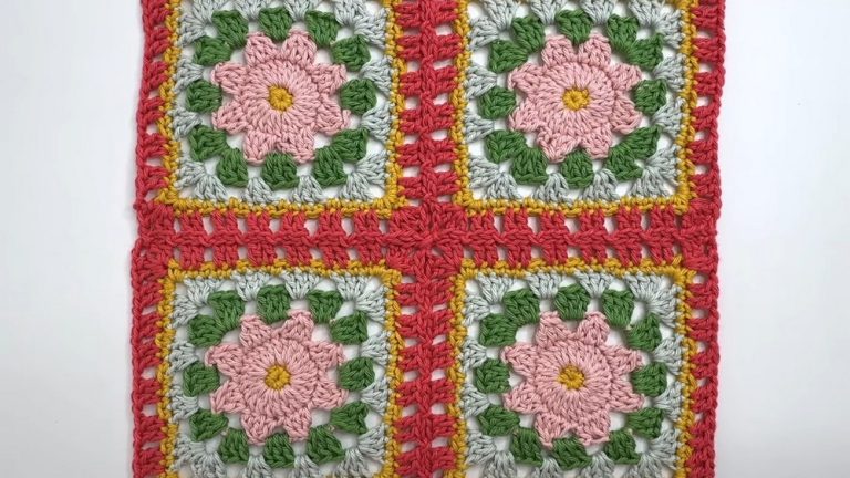 How to Crochet Granny Square Join Method