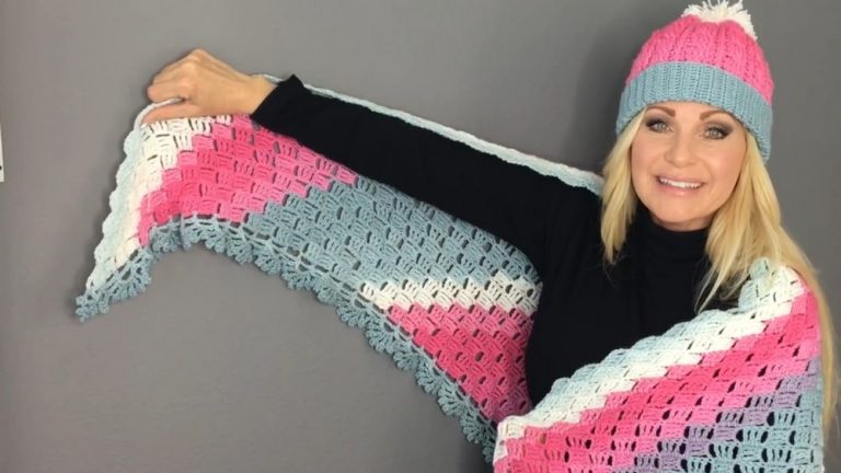 How to Crochet Beautiful Prayer Shawl for Spring
