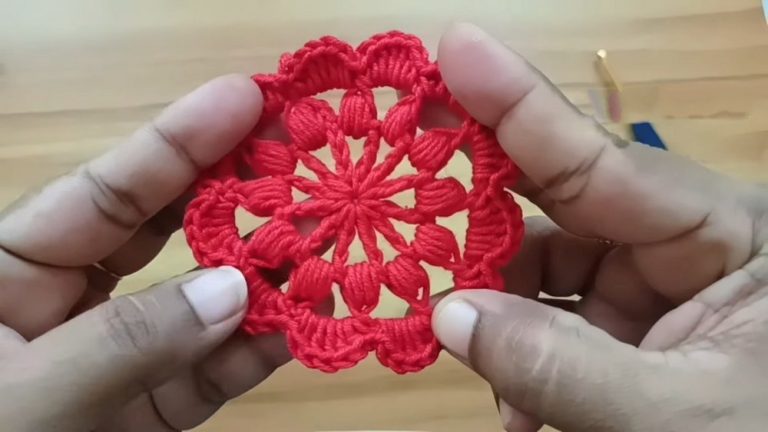 Crochet a Cute Little Coaster for Beginners